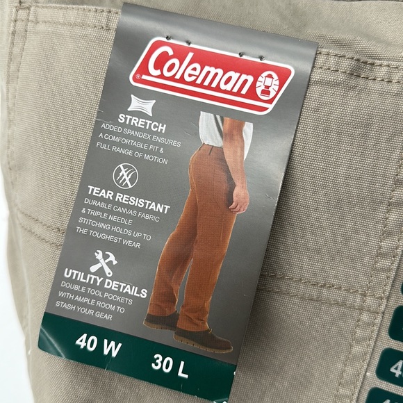 🇺🇸Coleman Tear Resistant Work Utility Pants. 40x30 - Picture 6 of 6